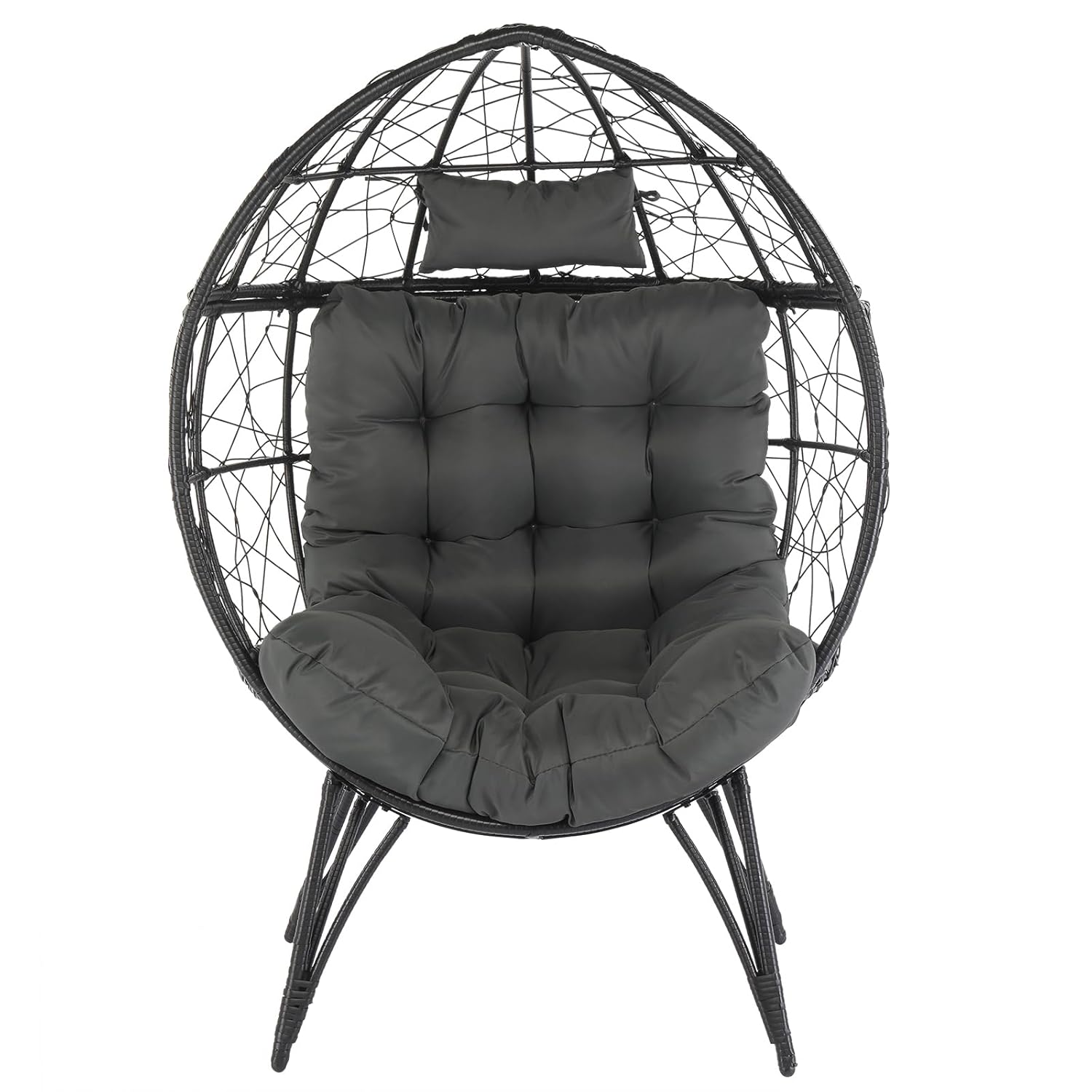 Outdoor Furniture Egg Chair - Kursi Telur Rotan Ukuran Besar dengan