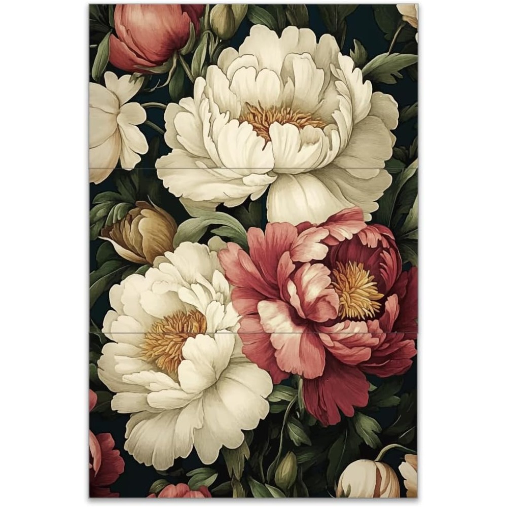 Outdoor Furniture Manufacturer - 3 Buah/Set September Peony Gosok Pada