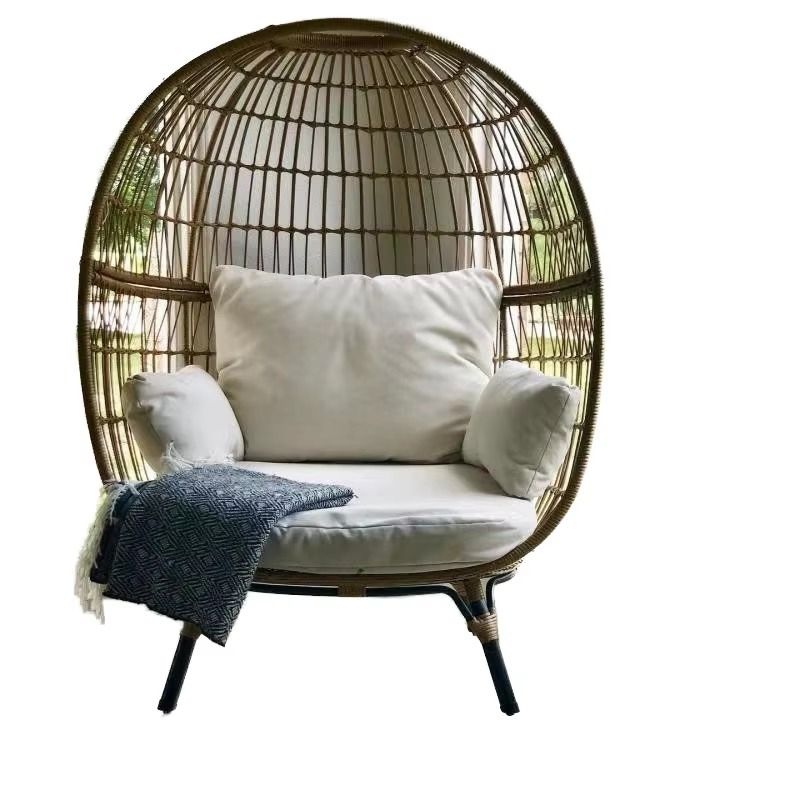 Outdoor Furniture Egg Chair - Kursi telur rotan anyaman berkualitas tinggi