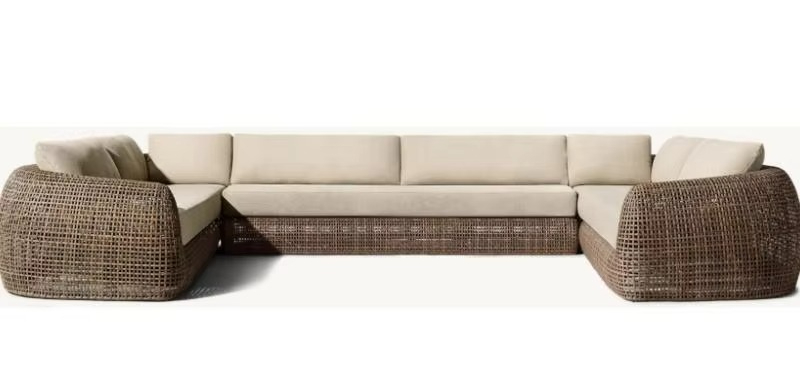 Sofa Seksional Modular Bentuk  - Outdoor Furniture For Sale ulasan dan harga