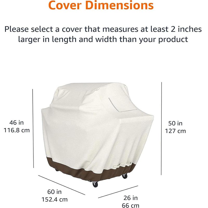 210D BBQ Beige Penutup Panggan - Outdoor Furniture Philippines ulasan dan harga