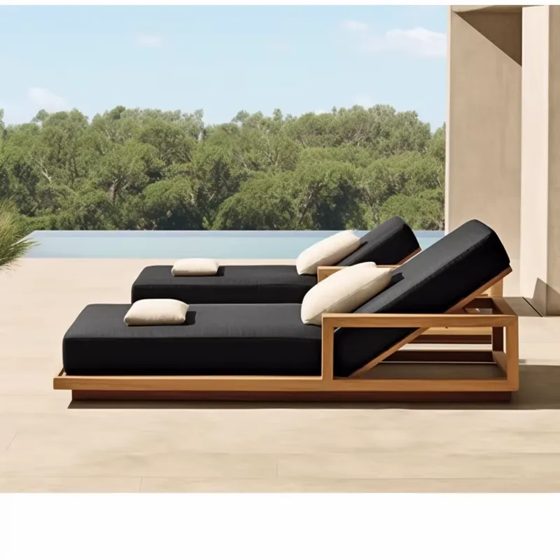 Kursi Santai Teak untuk Kolam  - Outdoor Furniture For Sale ulasan dan harga