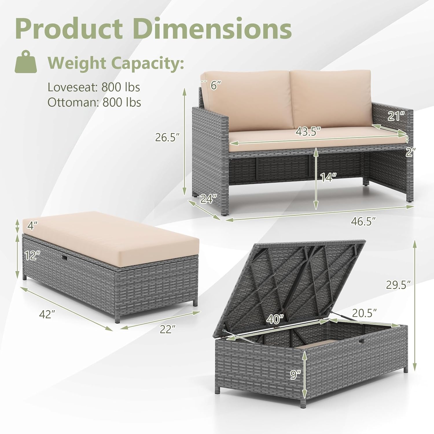 Kursi Santai Rotan untuk Teras - Outdoor Furniture Cushions ulasan dan harga