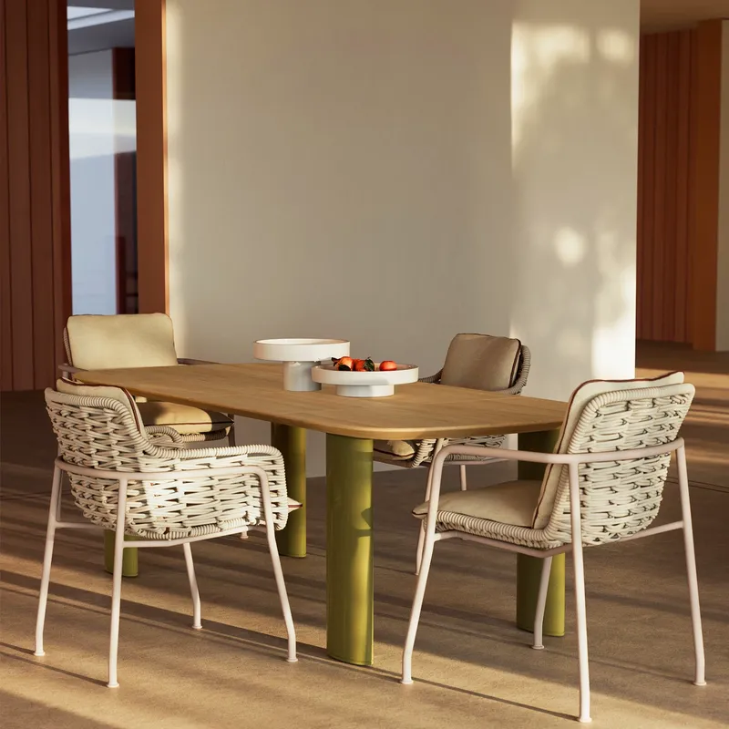 Set Meja dan Kursi Makan Luar  - Outdoor Furniture Cafe ulasan dan harga