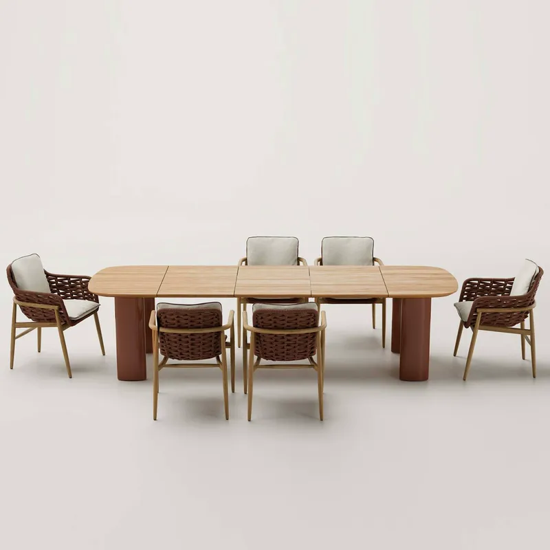 Set Meja dan Kursi Makan Luar  - Outdoor Furniture Cafe ulasan dan harga