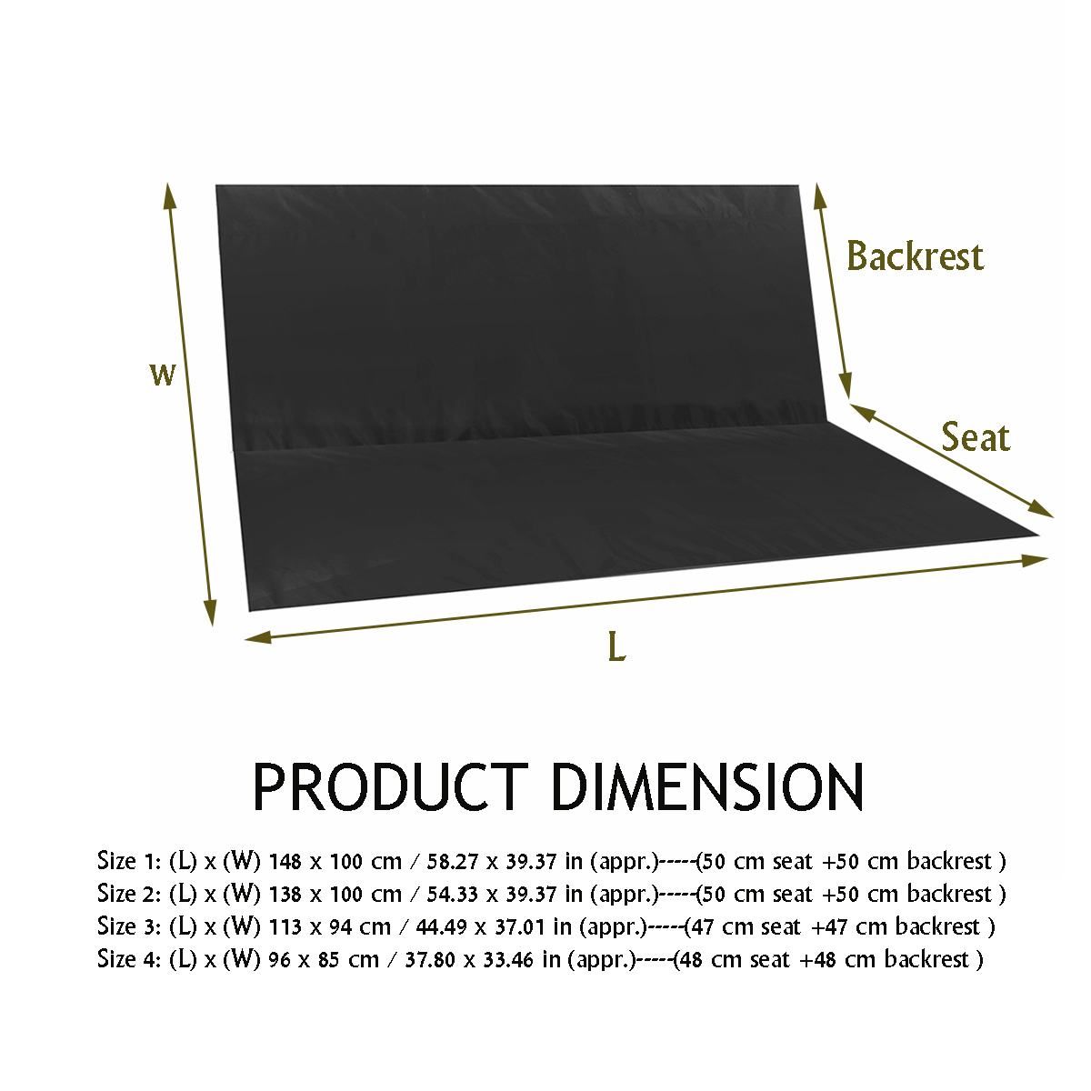2/3 Kursi Penutup Ayunan Kursi - Outdoor Furniture Cushions ulasan dan harga