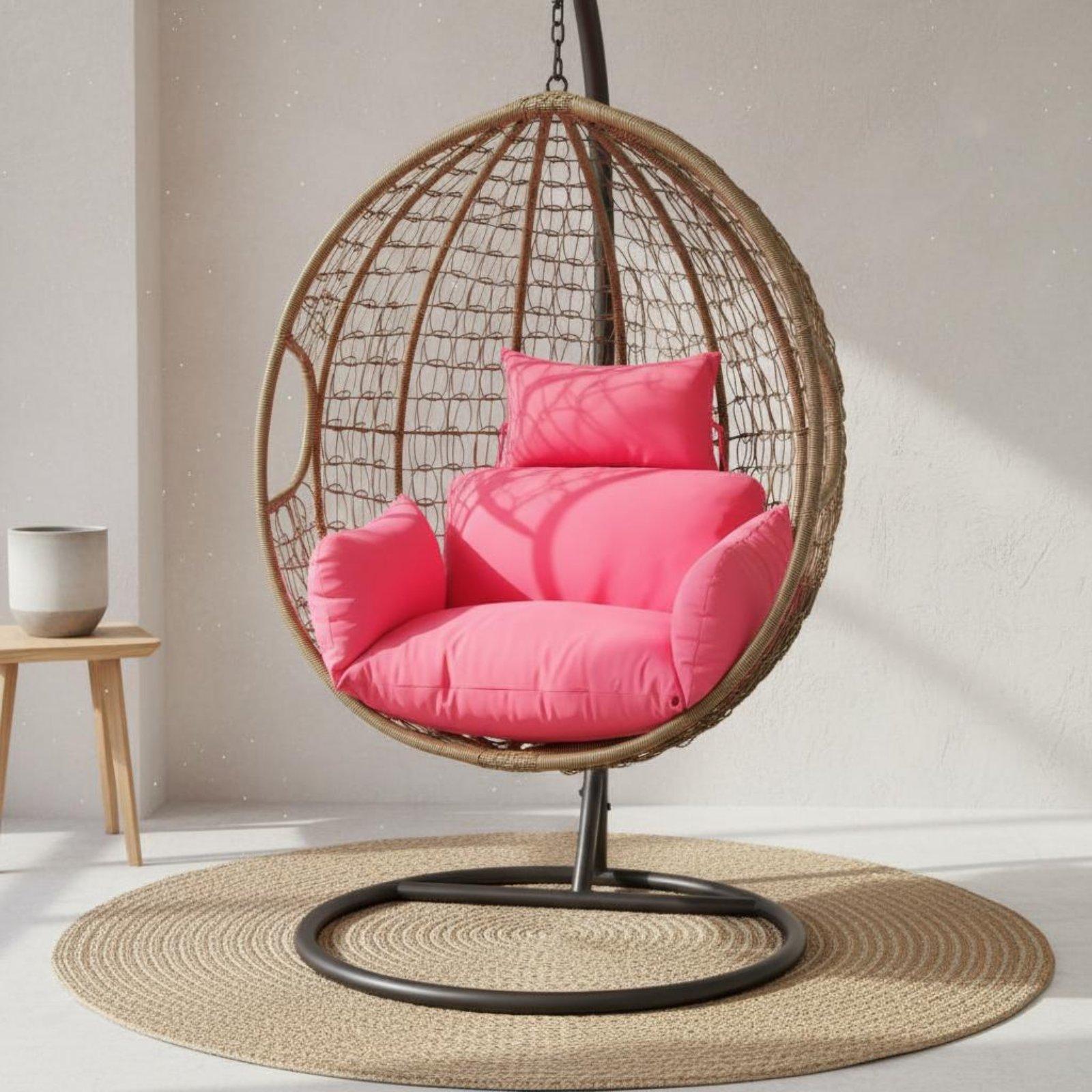 Sarung Bantal yang Dapat Dilep - Outdoor Furniture Egg Chair ulasan dan harga